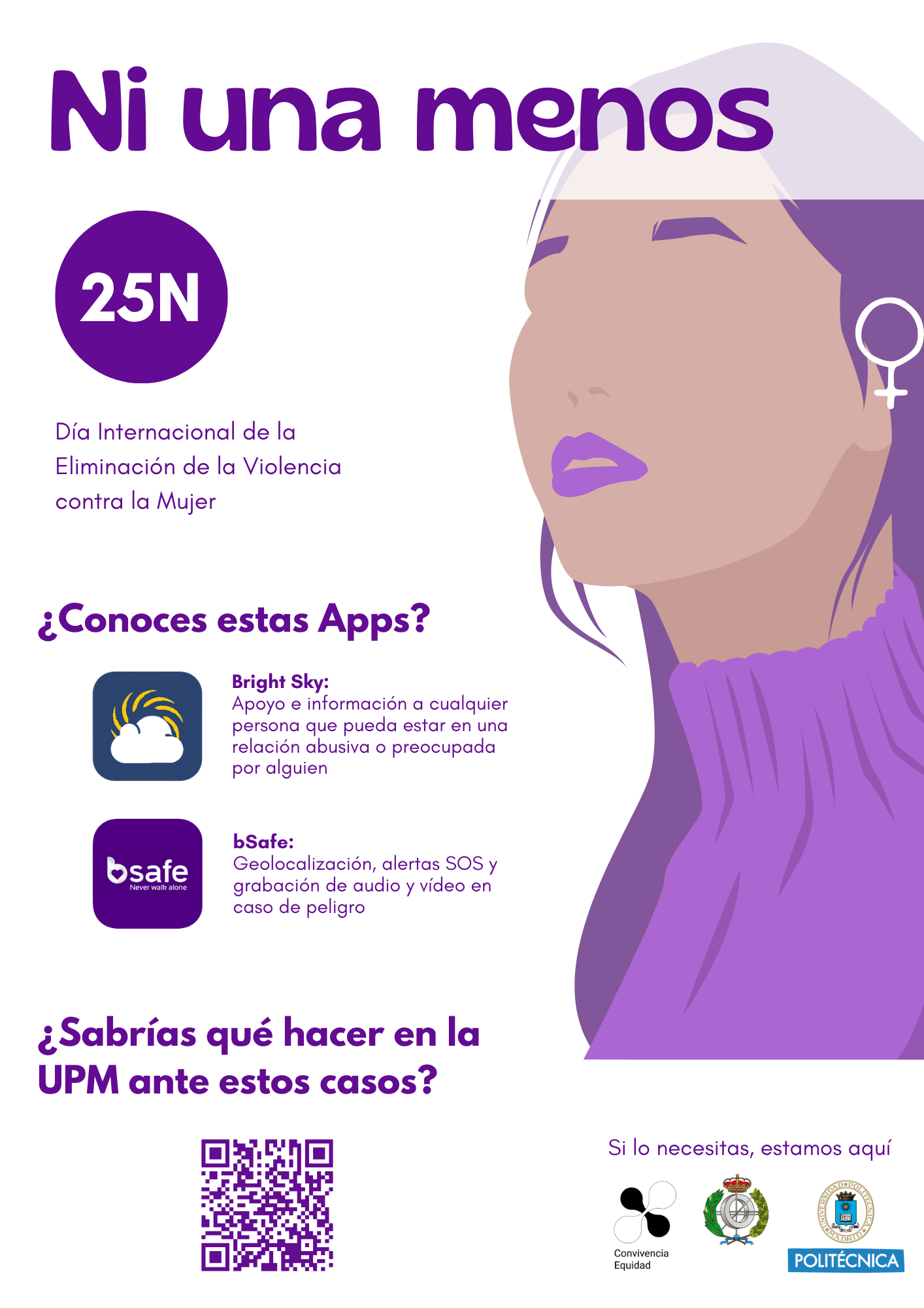 Cartel del Día Internacional de la Eliminación de la Violencia contra la Mujer (25N) 2024