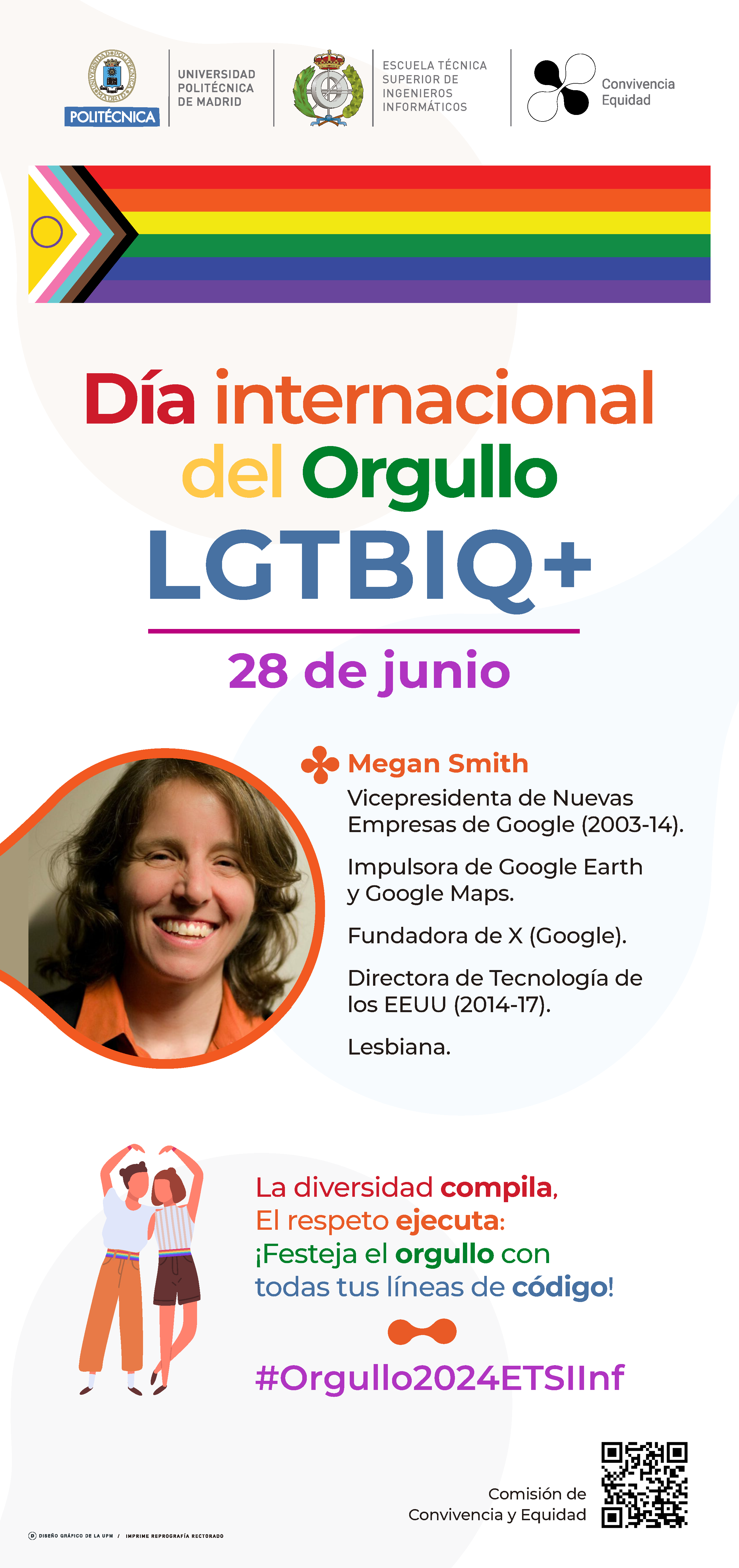 Cartel del Orgullo LGTBIQ+ (28J) 2024 (Megan Smith)