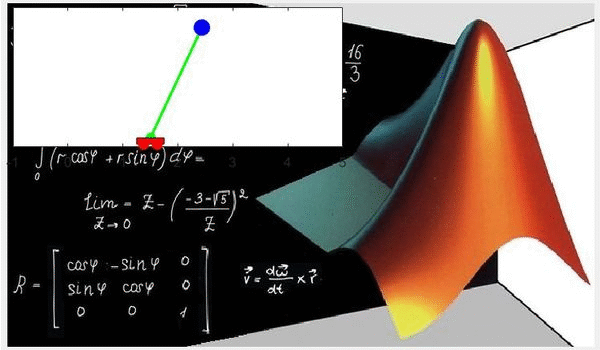 Sistema dinámico, curva tridimensional y fórmulas matemáticas